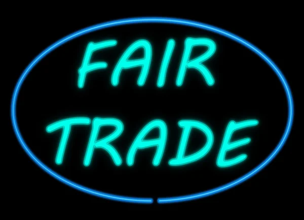 Begrip "fair trade". — Stockfoto