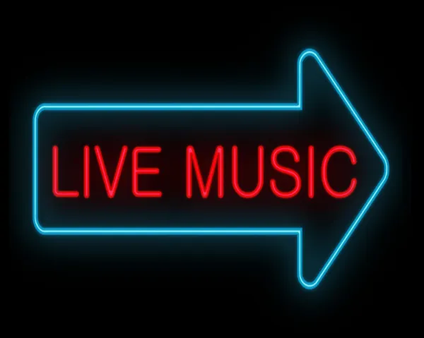 canlı müzik konsepti.