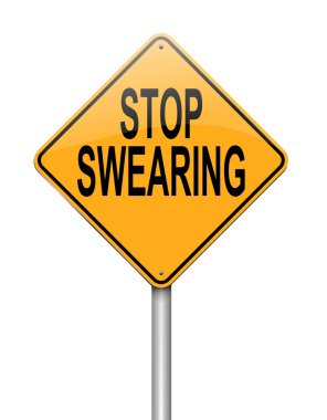 No swearing sign. clipart