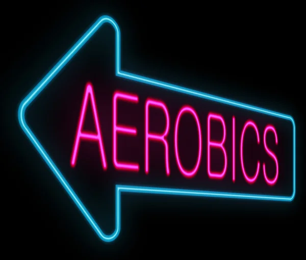 Aerobics concept. — Stockfoto