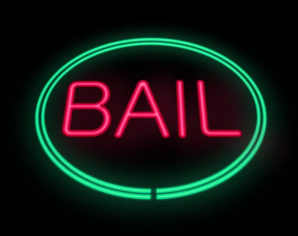 Bail sign. — Stock Photo, Image