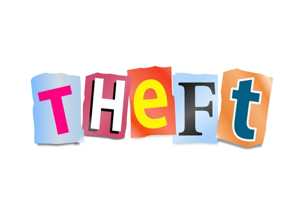 Theft concept. — Stock Photo, Image