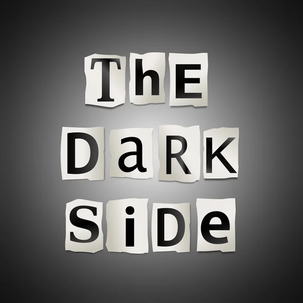 Dark side. — Zdjęcie stockowe
