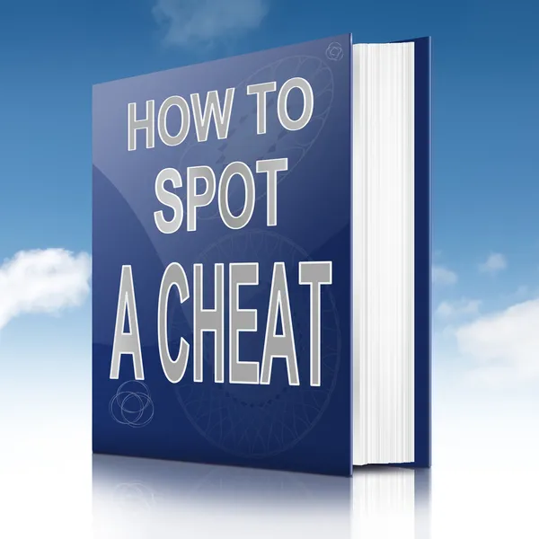 Spot a cheat. — Stock Photo, Image