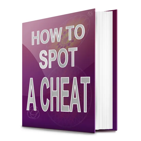 Spotten een cheat. — Stockfoto