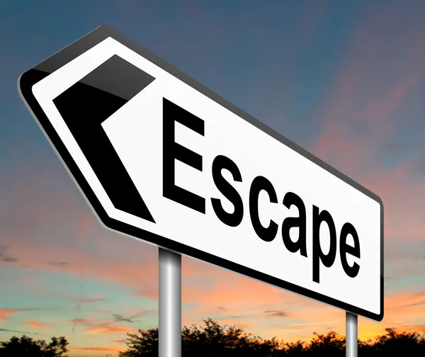 Escape-teken. — Stockfoto