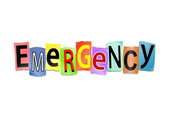 Emergency concept. — Stock Photo, Image