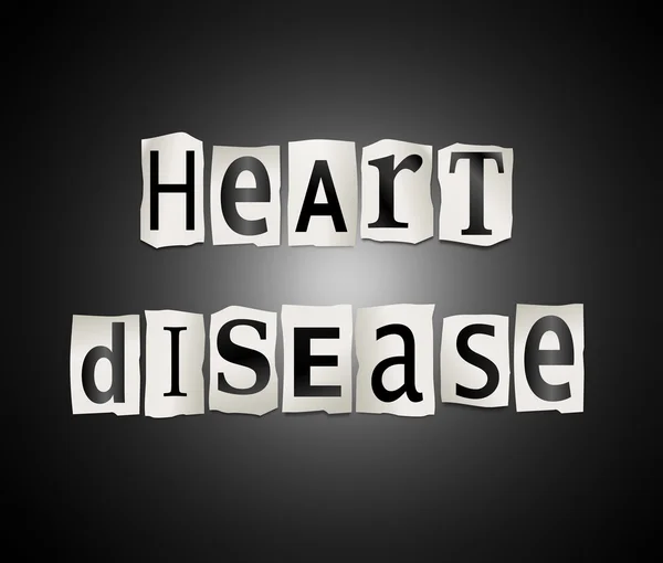 Concetto di malattia cardiaca . — Foto Stock