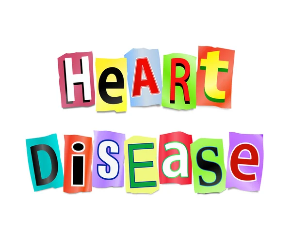 Pojęcie choroby serca. — Zdjęcie stockowe