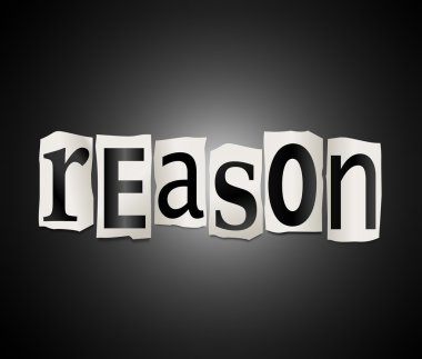 Reason concept. clipart