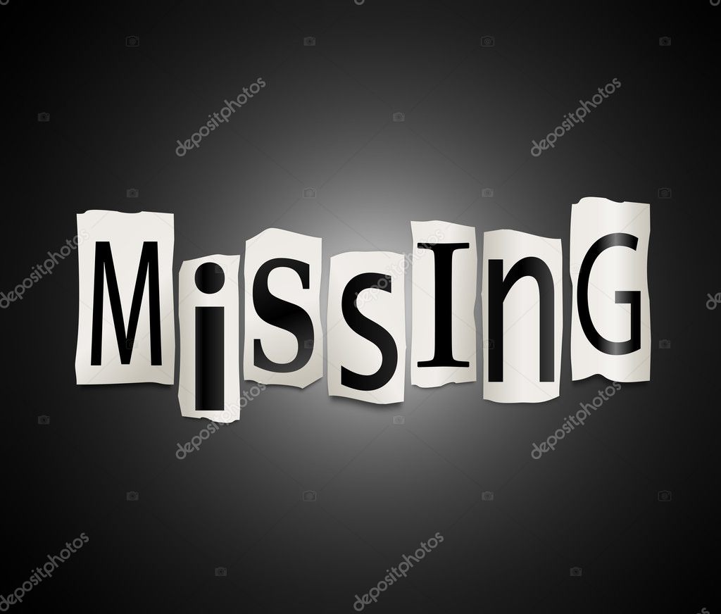 Missing concept. — Stock Photo © 72soul 22366323