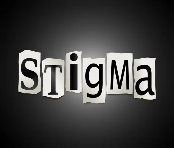 Concepto de estigma . — Foto de Stock