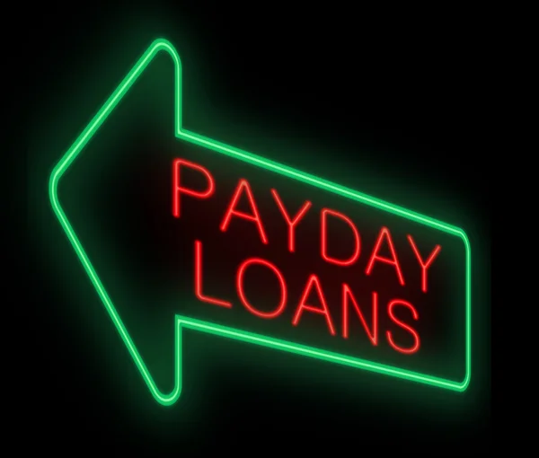 Concetto di Payday Loans . — Foto Stock