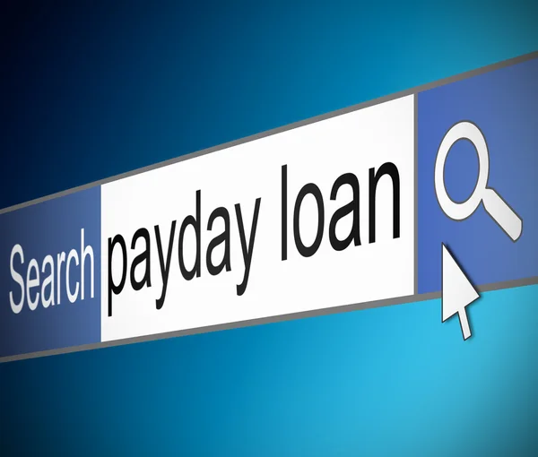 Concetto di Payday Loans . — Foto Stock