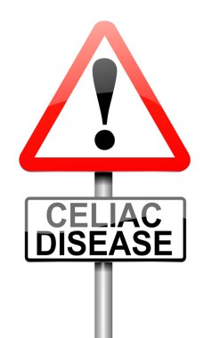 Celiac Disease concept. clipart