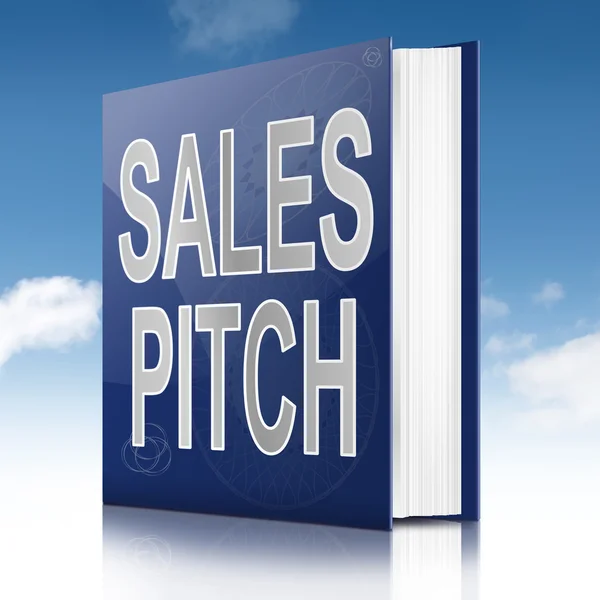 Sales pitch book. — Stock Photo, Image