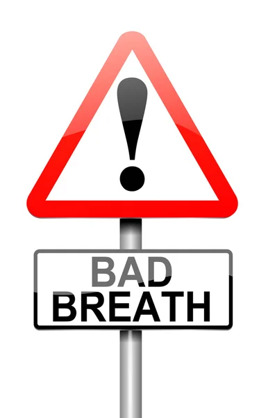 Bad breath concept. — Stock Photo, Image
