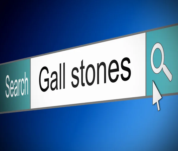 Gall stones concept. — Stock Photo, Image