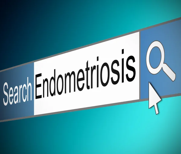 Endometriózis koncepció. — Stock Fotó