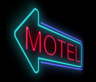 Motel işareti.