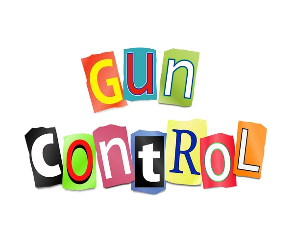 Concept de contrôle des armes . — Photo