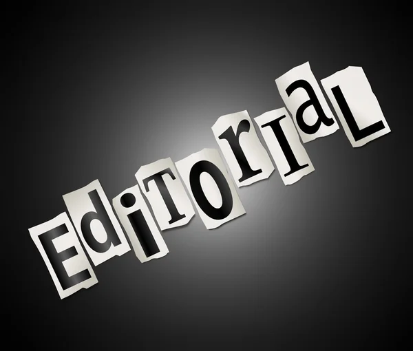 Editoryal kavramı. — Stok fotoğraf