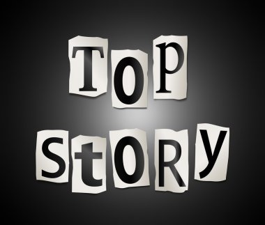 flaş haber kavramı.