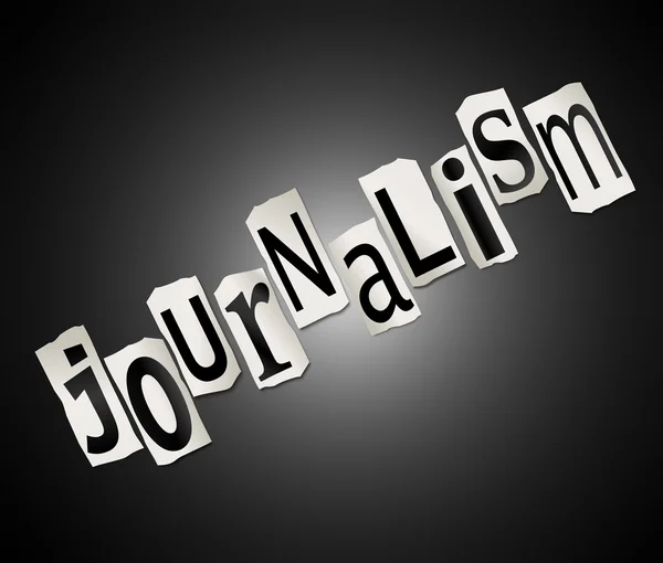 Journalistiek concept. — Stockfoto