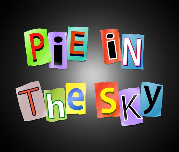 Pie in the sky. — Stock Photo, Image