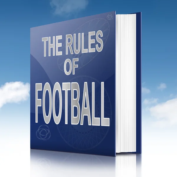 Football text book. — Stock Photo, Image