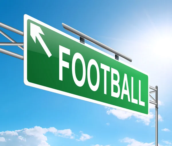 Football sign. — Stock Photo, Image