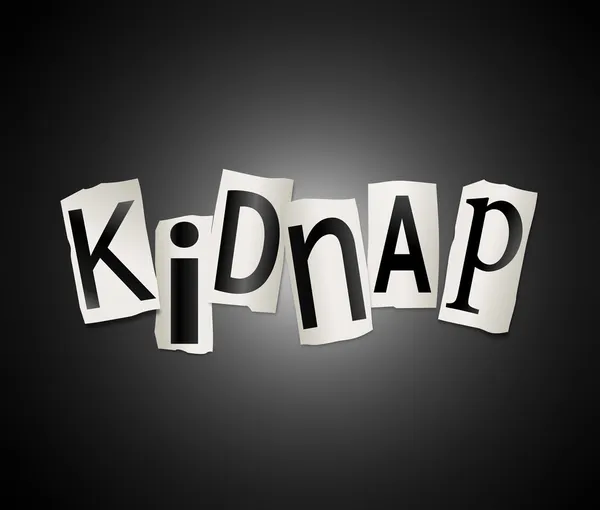 Kidnappning. — Stockfoto