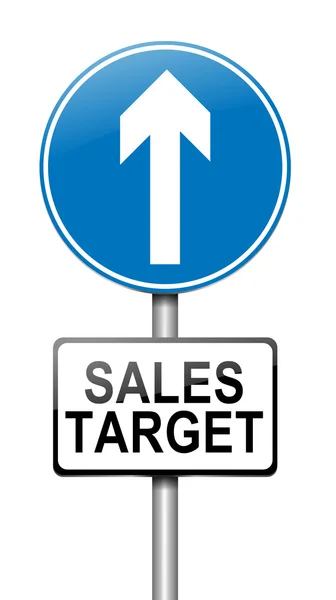 Sales target concept. — Stock Photo, Image