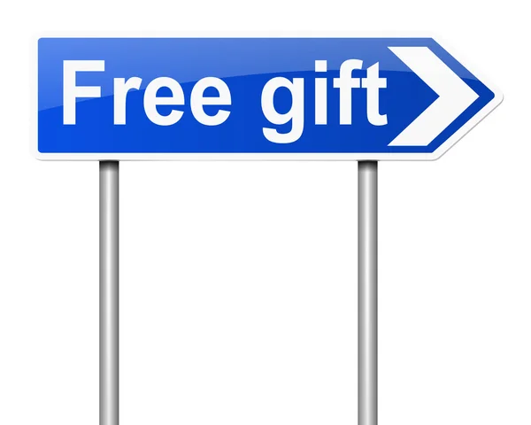 Concepto de regalo gratis . —  Fotos de Stock