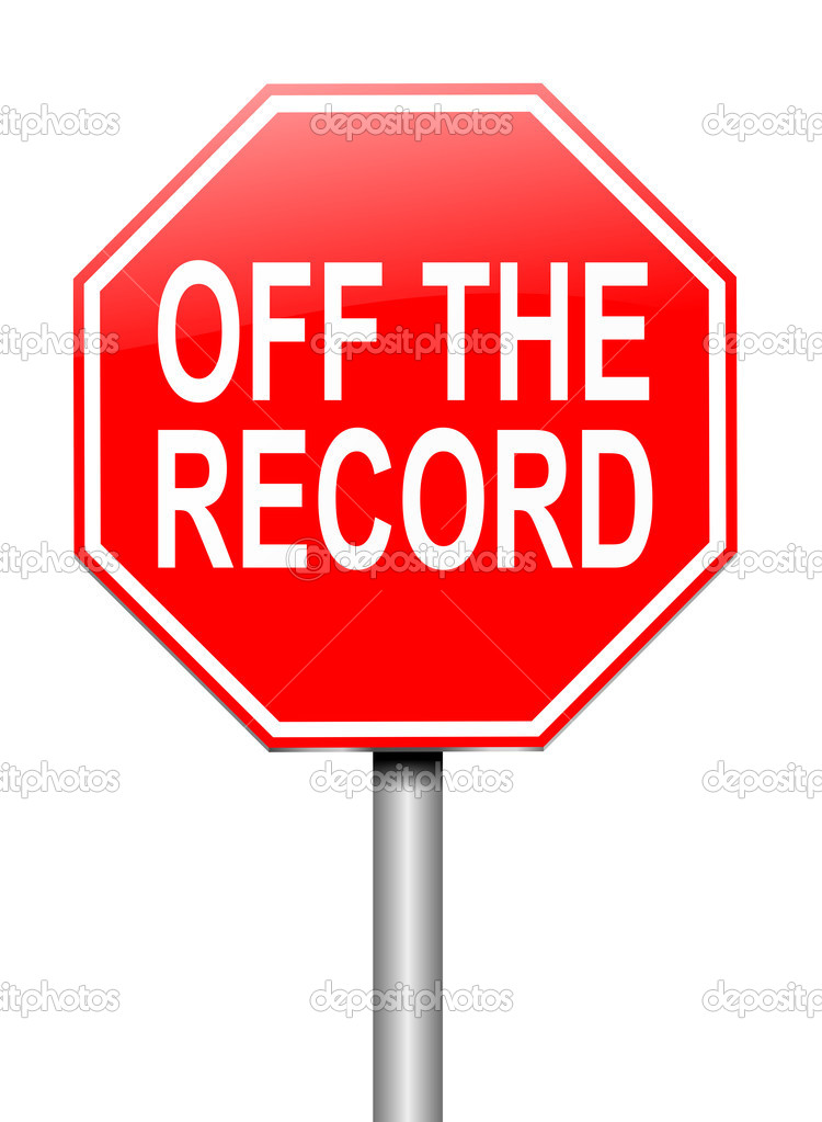 Off the record concept. — Stock Photo © 72soul 25562045
