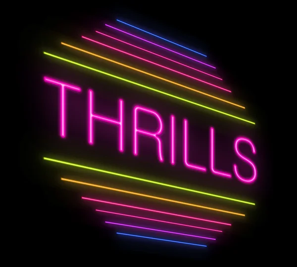 Thrills sign. — Stock Photo, Image