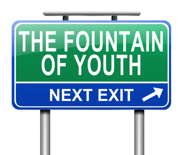 Fountain of youth concept. — Stock Photo, Image