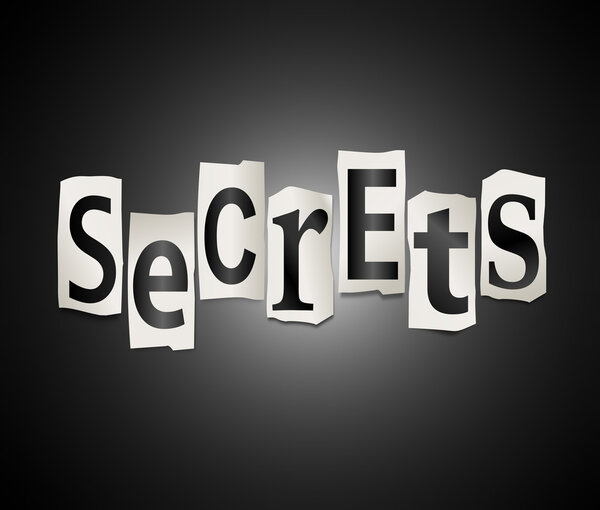 Secrets concept.
