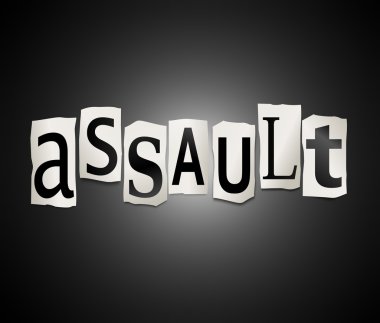 Assault concept. clipart