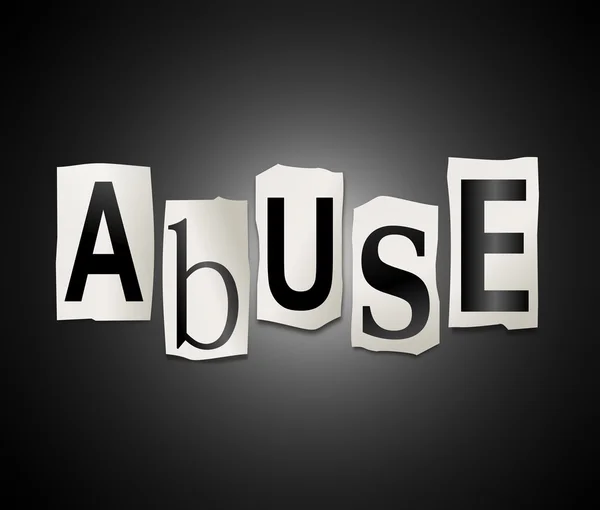 Abuse concept. — Stock Photo, Image