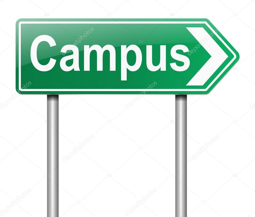 Campus sign.