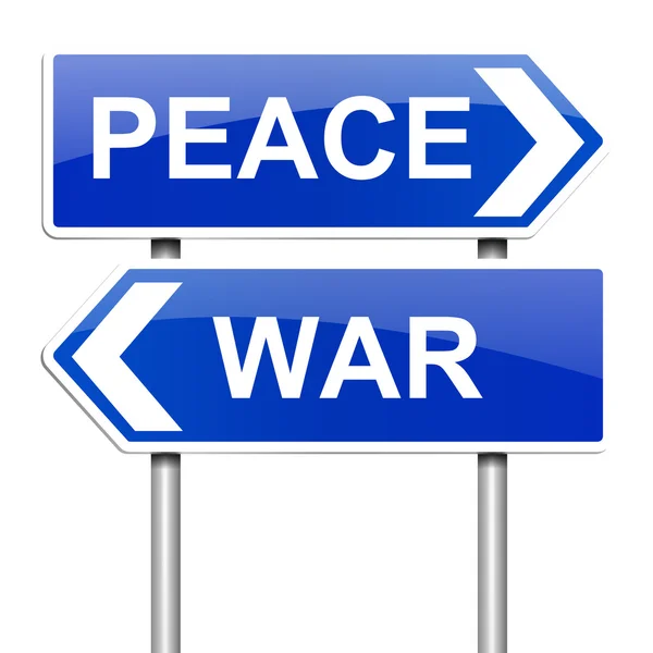 Guerra o concepto de paz . — Foto de Stock