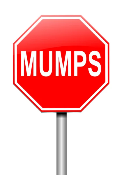 Mumps-Konzept. — Stockfoto