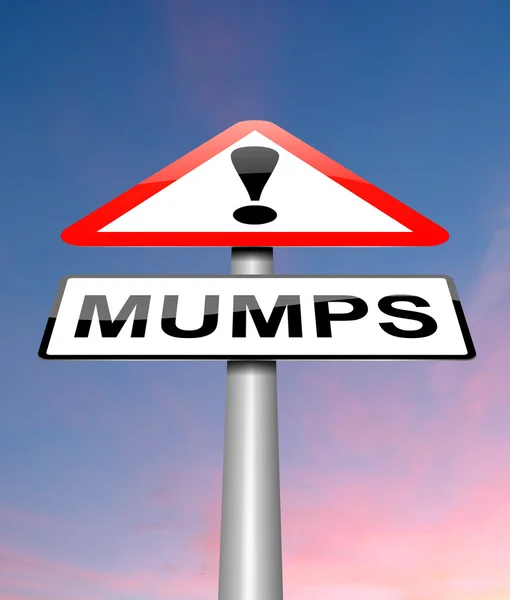 Mumps concept. — Stock Photo, Image