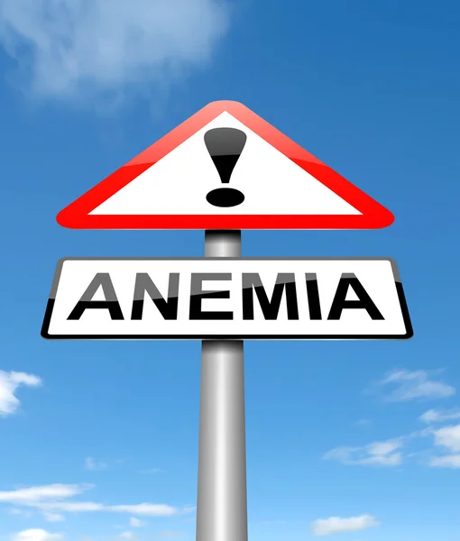 Conceito de anemia . — Fotografia de Stock