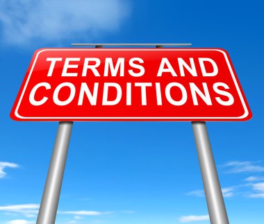 Terms and conditions. clipart