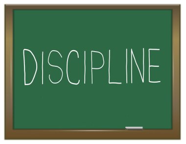 Discipline concept. clipart