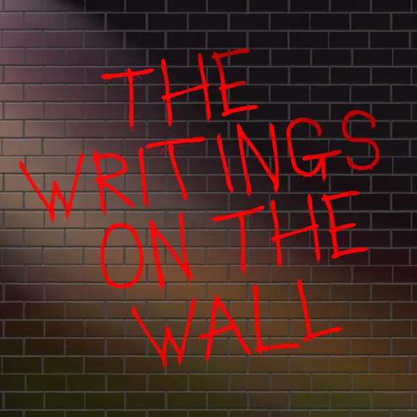 The writings on the wall. — Stock Photo, Image