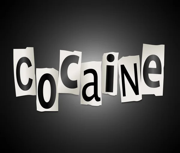 Kokain koncept. — Stockfoto