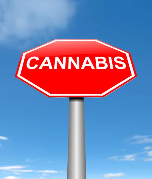 Cannabiskoncept. — Stockfoto